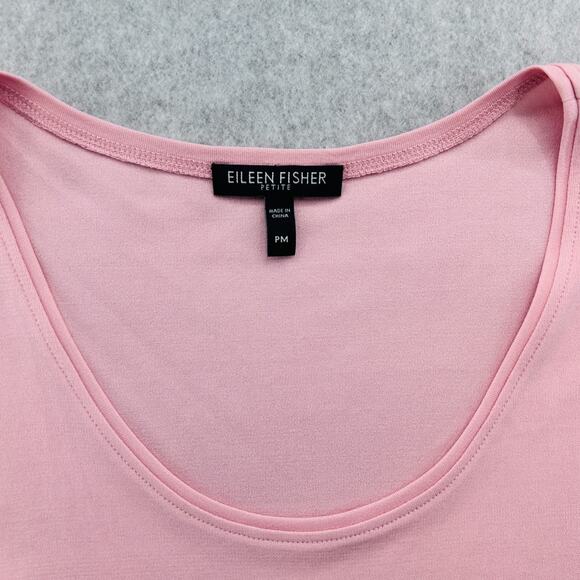 Eileen Fisher Petite Medium Tank Top Bundle Pink Purple Set of 2 - Picture 10 of 11